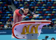 Bakıda idman gimnastikası üzrə Dünya Kubokunda ilk qaliblərin mükafatlandırma mərasimi keçirilib. Azərbaycan, 21 fevral, 2016